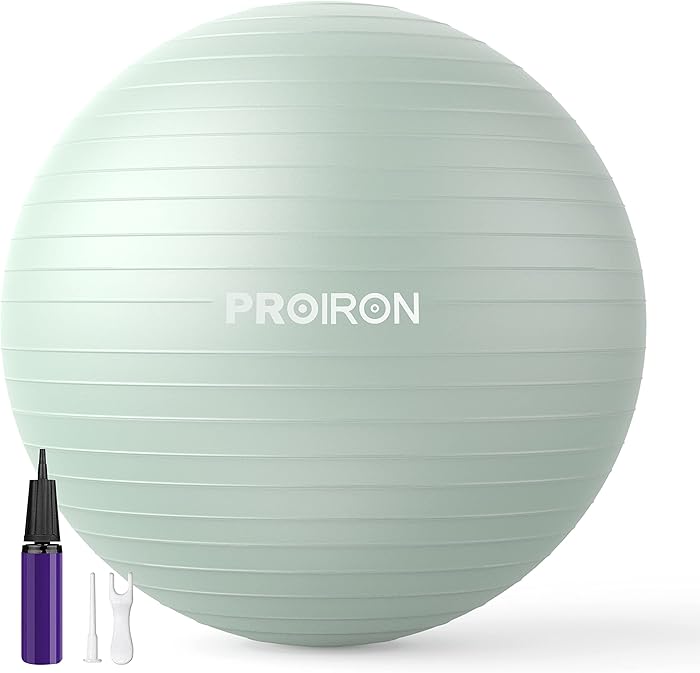 PROIRON Balles d'exercices Fitness Très épais avec mouvements de Yoga 55CM 65CM 75CM Swiss Ball
