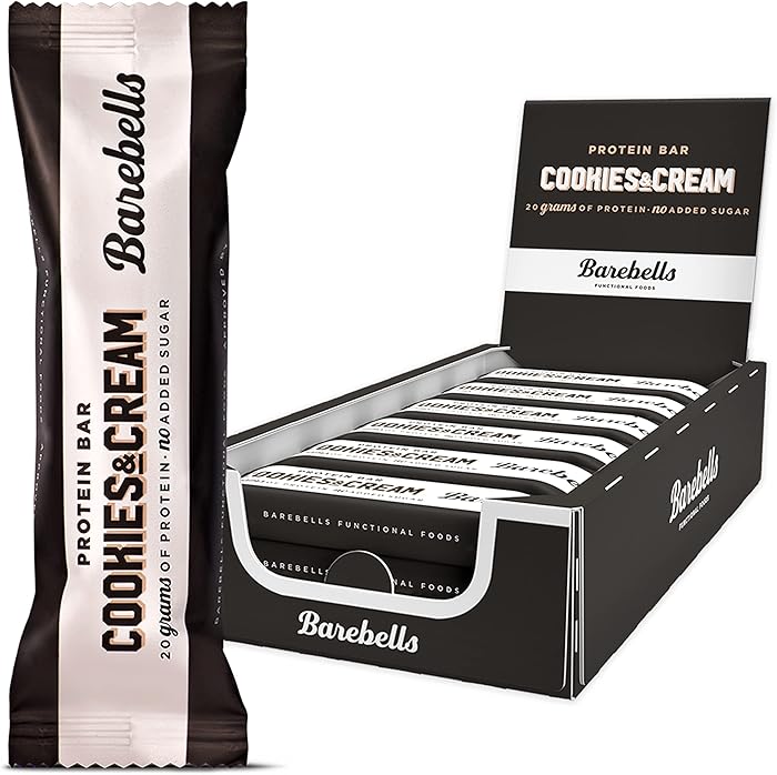 Barebells Protein Bar Cookies & Cream 20g Protein 12x55g