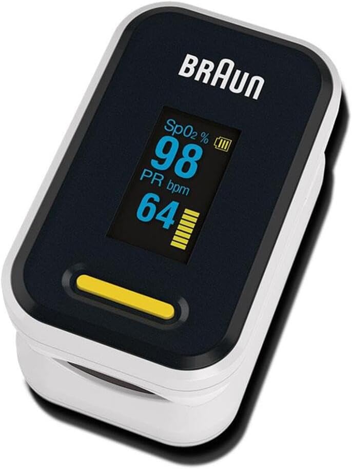 Braun oxymètre de pouls: mesure précise et facile à utiliser