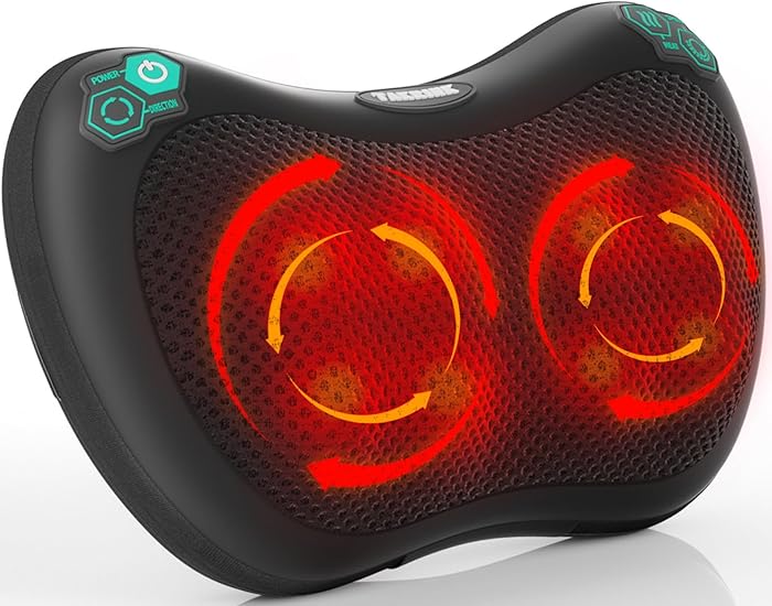 TAKRINK Coussin de Massage Shiatsu 8 Nœuds