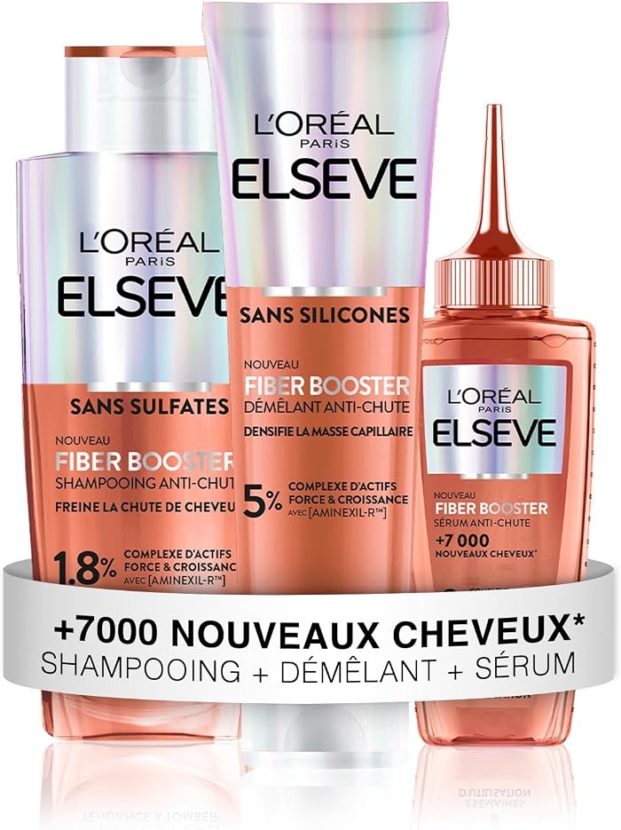 L'OREAL PARIS – Elseve Fiber Booster – Protocole Anti-Chute Cheveux