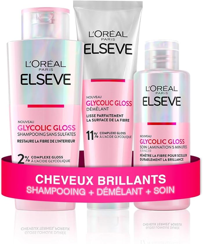 L'Oréal Paris - Routine Capillaire Complète pour Cheveux Ternes