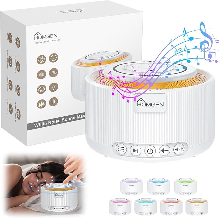 HOMGEN Machine Bruit Blanc : Mon Test Sincère qui Va Vous Surprendre !