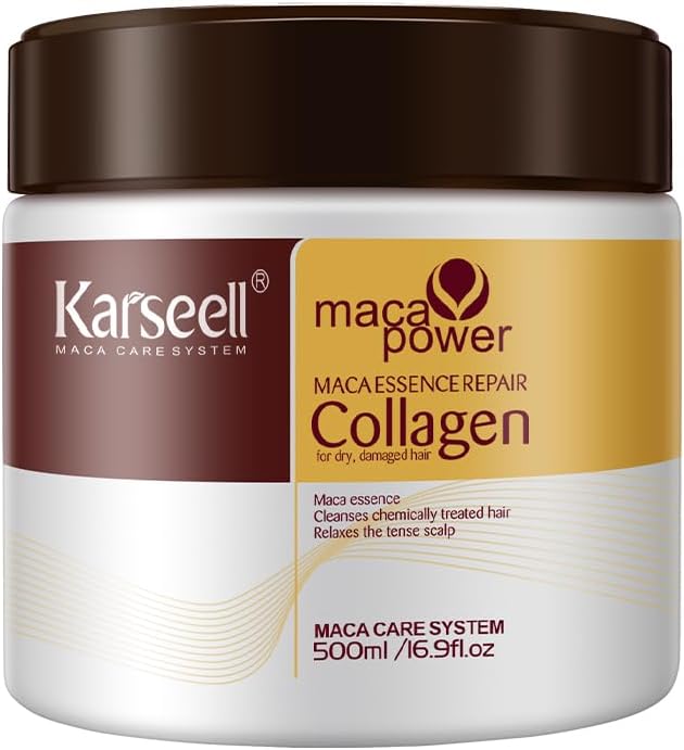 Karseell Collagen Hair Mask 500 ml Maca Essence Argan Oil Hair Mask Deep Repair