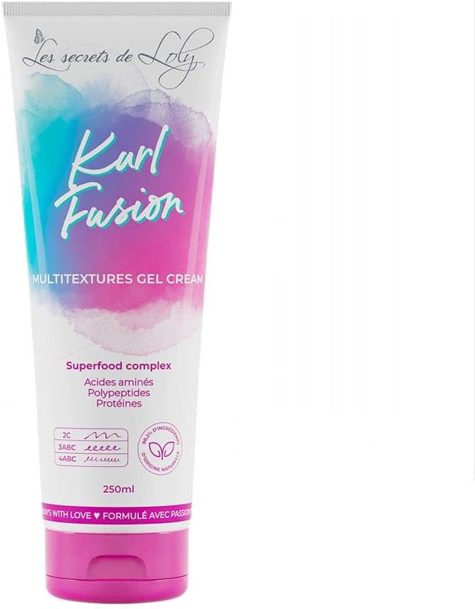Les Secrets De Loly – Kurl Fusion – Crème Gel Cheveux – Hydratation Nutrition & Définition – Soin Cheveux Sans Rinçage – 250ml