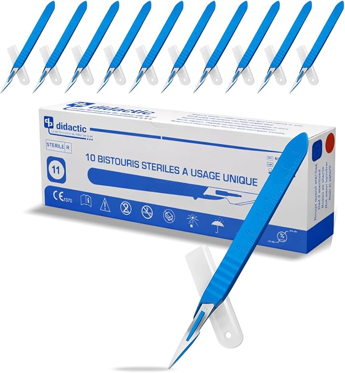 Lames de scalpel stériles: précision et polyvalence