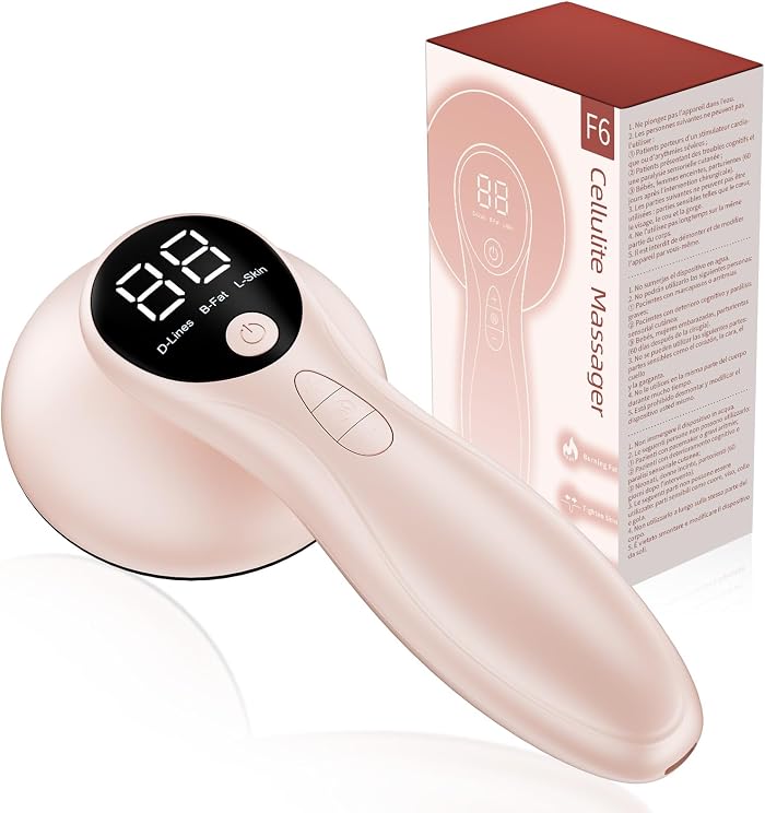 Depsoul Anti-Cellulite Massager 4 têtes rose