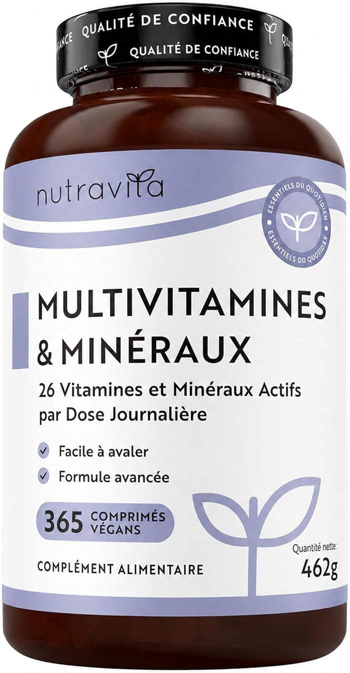 Multivitamines Nutravita: formule et résultats réels