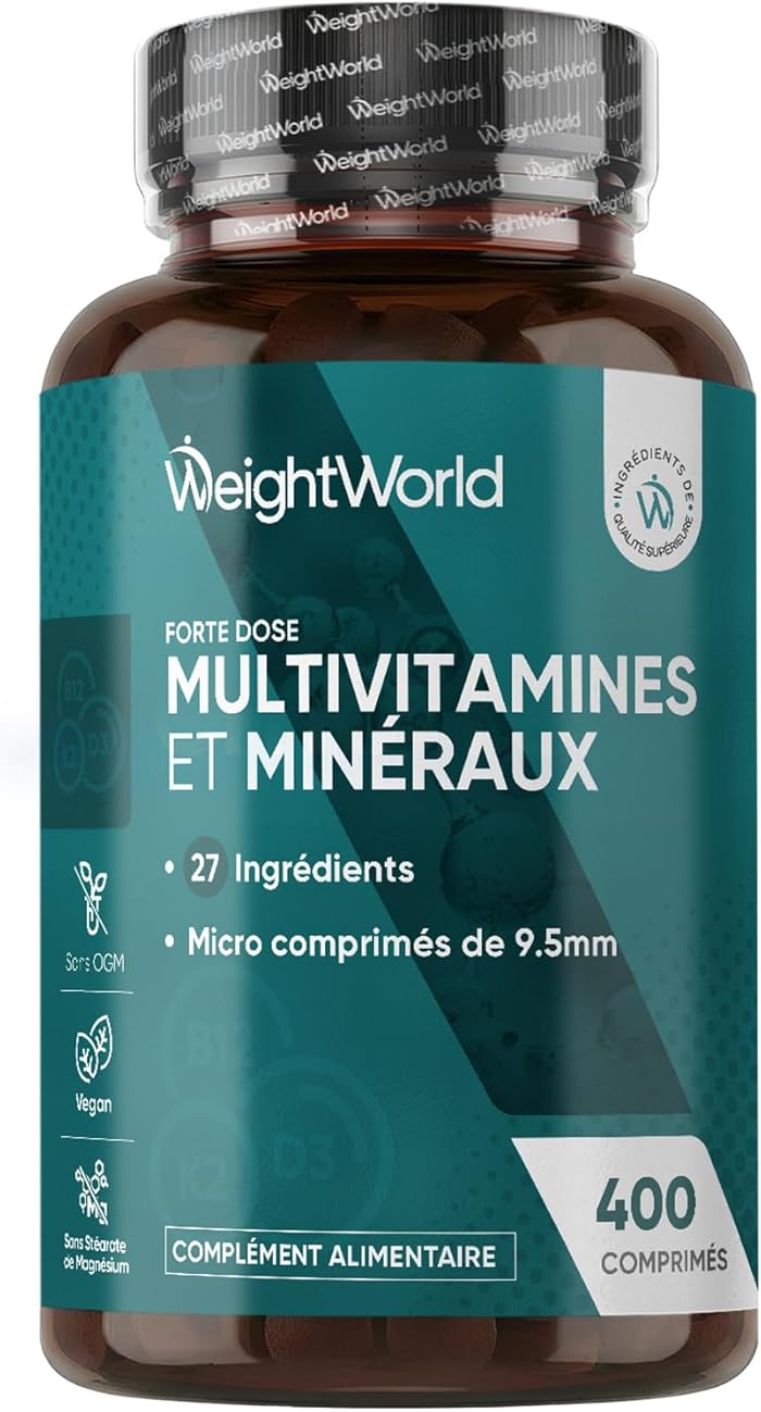 Multivitamins and Minerals - 400 Vegan Micro-Tablets (+ 1 Year)