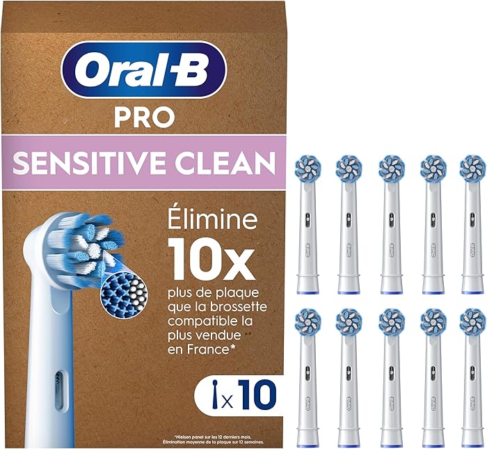 Oral-B Pro Sensitive Clean Brossettes Pour Brosse À Dents Pack De 10 Unités