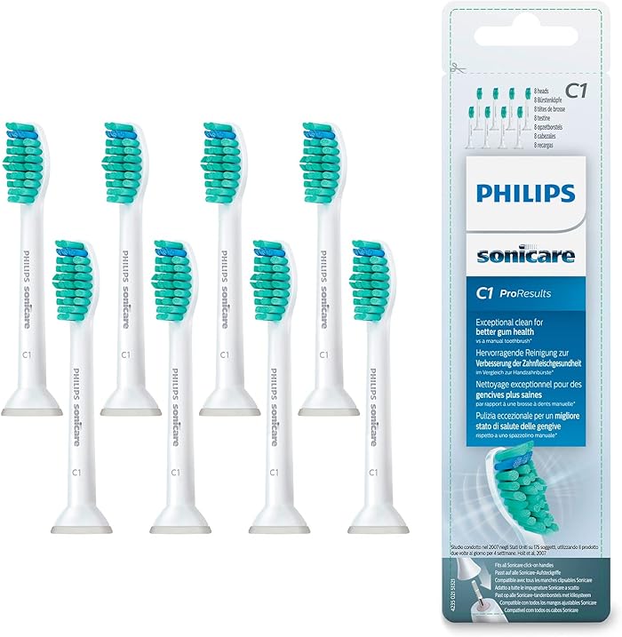 Philips Sonicare HX6018/07 Standard Brush Heads Pack of 8