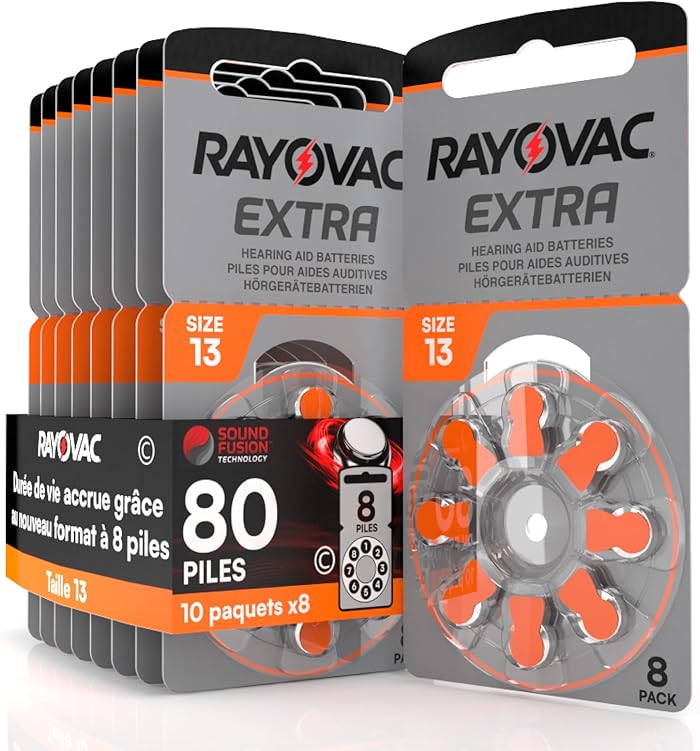 80 Piles Rayovac Extra 13 : Mon Test Complet sur ces Batteries Auditifs Fiables
