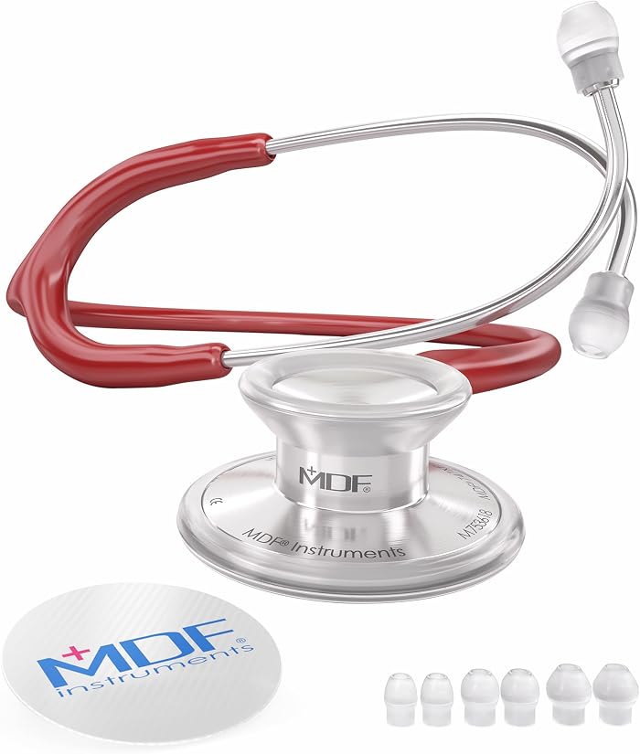 MDF Acoustica Dual Head Stethoscope Lightweight