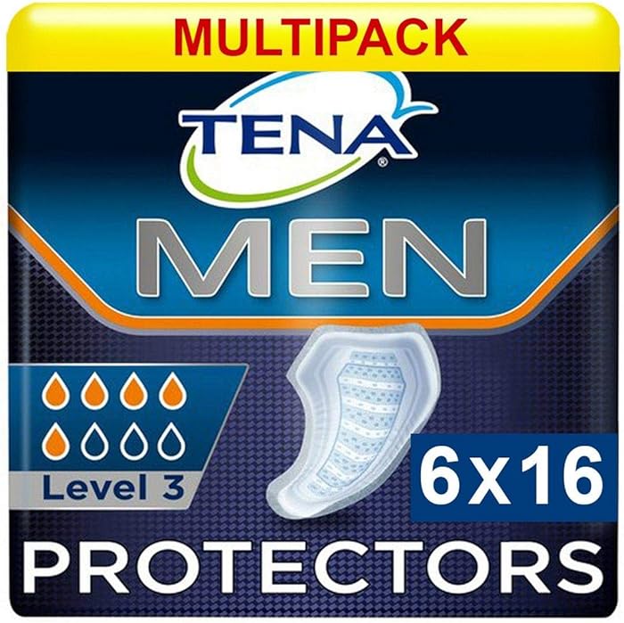 Tena Men Level 3 - Lot de 6 paquets de 16 couches pour homme