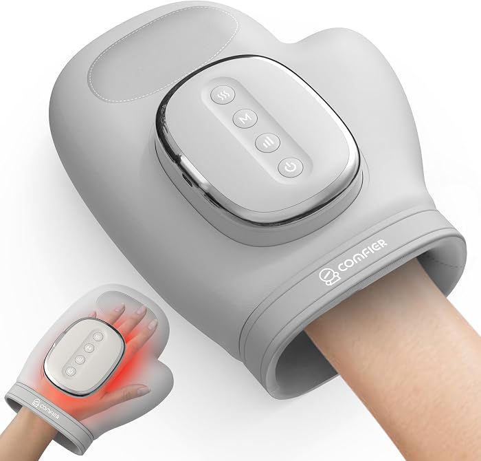 COMFIER Masseur de mains sans fil avec chaleur et compression