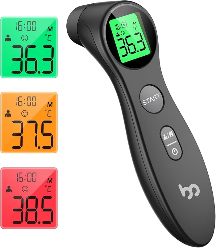 Thermomètre frontal sans contact: précision et rapidité