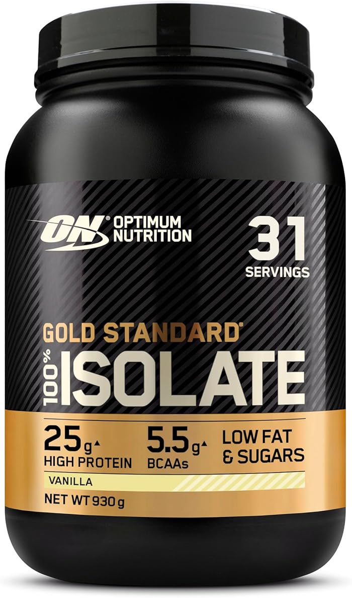 Optimum Nutrition Gold Standard 100% Whey Protein Isolate Powder Vanille 930g
